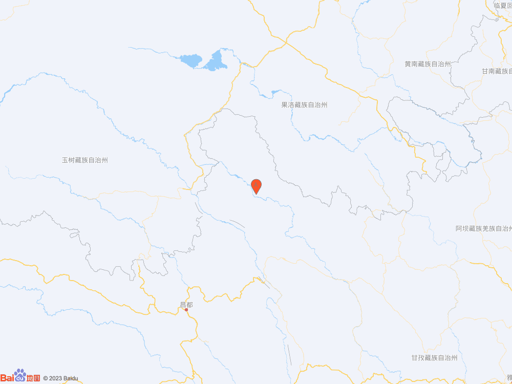 四川甘孜州石渠县（北纬32.96度，东经98.43度）发生3.4级地震
