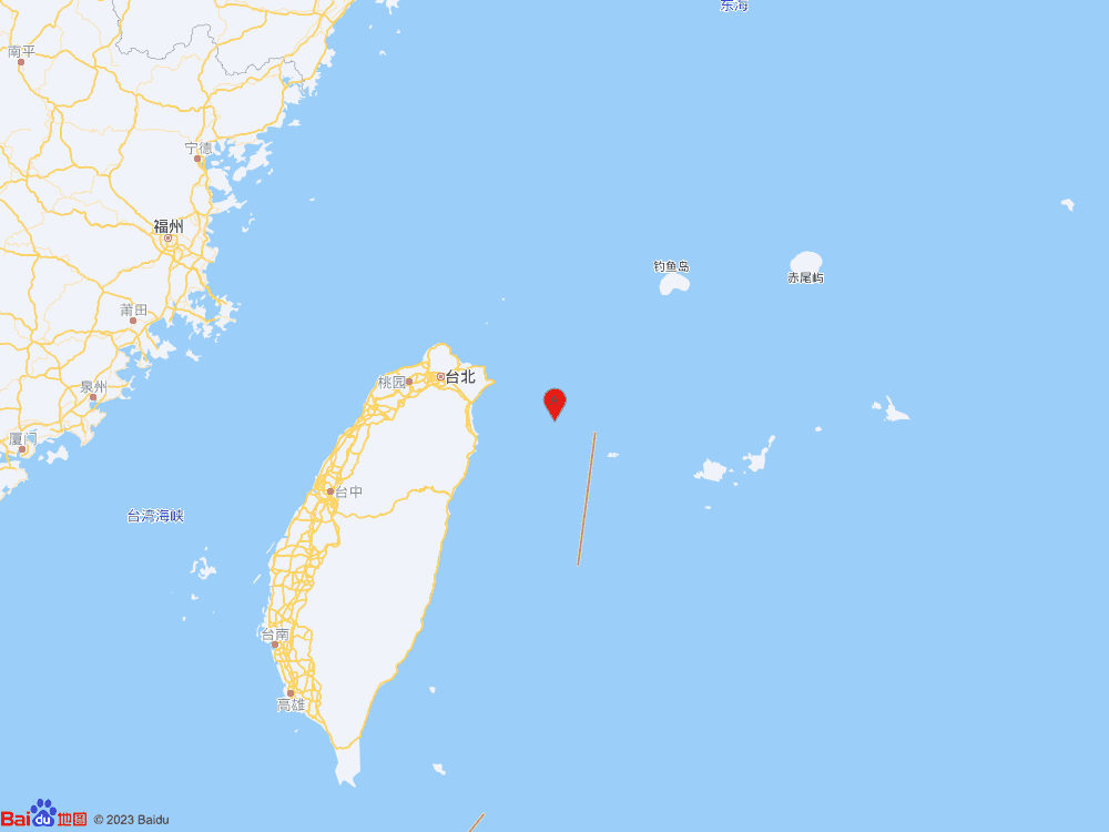 台湾宜兰县海域发生4.0级地震