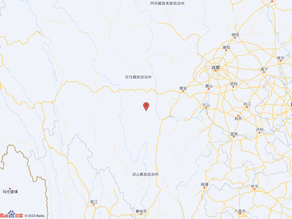 四川甘孜州康定市发生3.0级地震