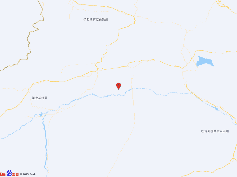 新疆阿克苏地区库车市发生3.1级地震